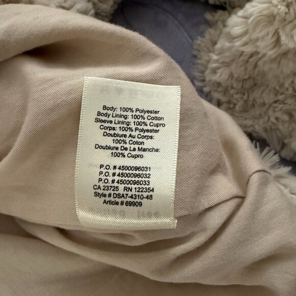 Aritzia Wilfred Free Soft Sherpa Teddy Coat (Angela Jacket) in XXS (fits XXS-S) - Picture 6 of 7